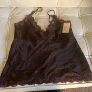 Gold Hawk Clothing | Luxury Intimates and Ready To Wear Brown Silk Cami NWT